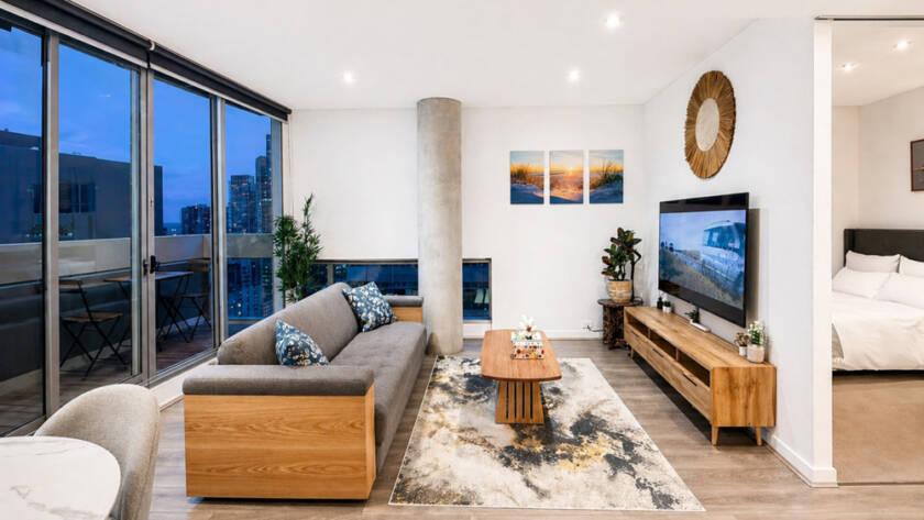 Living room of a residential property in Box Hill, Melbourne — real estate photography by Melbourne Property Media