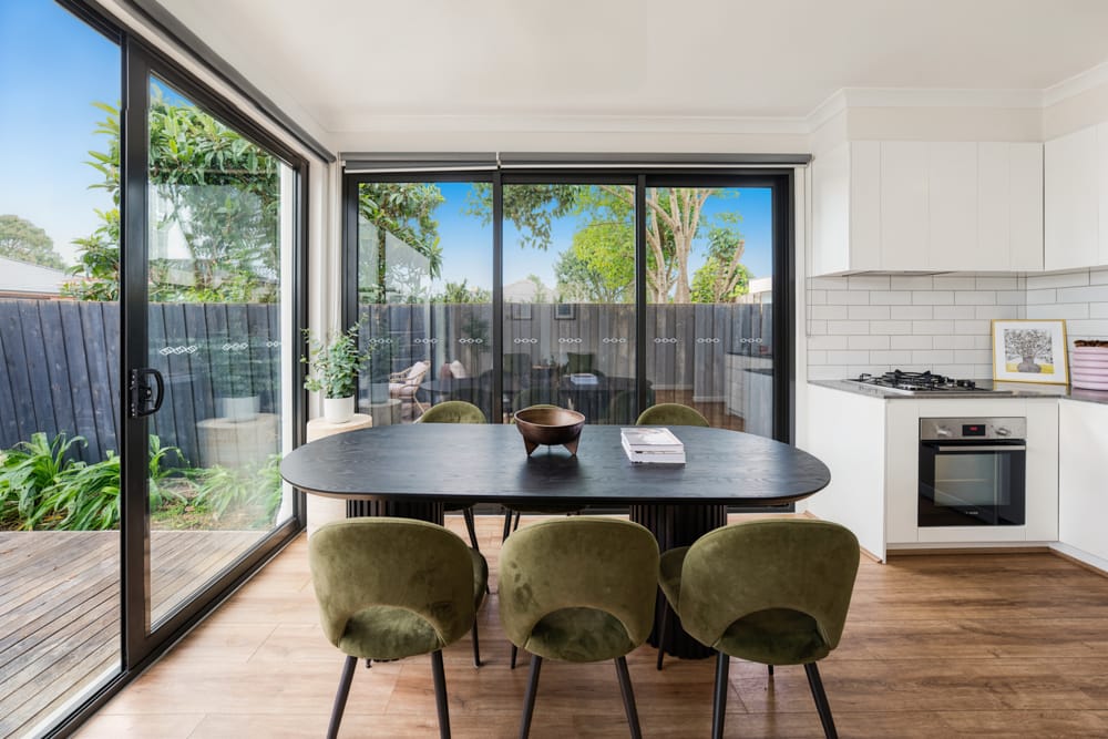 Brunswick dining kitchen — Melbourne property photography