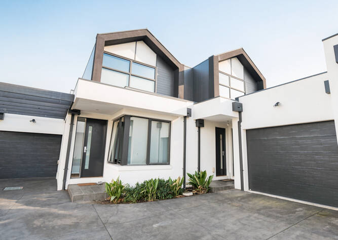 House facade of a residential property in Brunswick, Melbourne — real estate photography by Melbourne Property Media