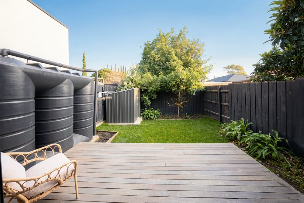 Brunswick outdoor deck — Melbourne real estate photography