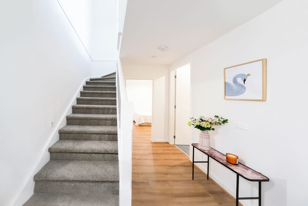 Staircase of a residential property in Brunswick, Melbourne — real estate photography by Melbourne Property Media