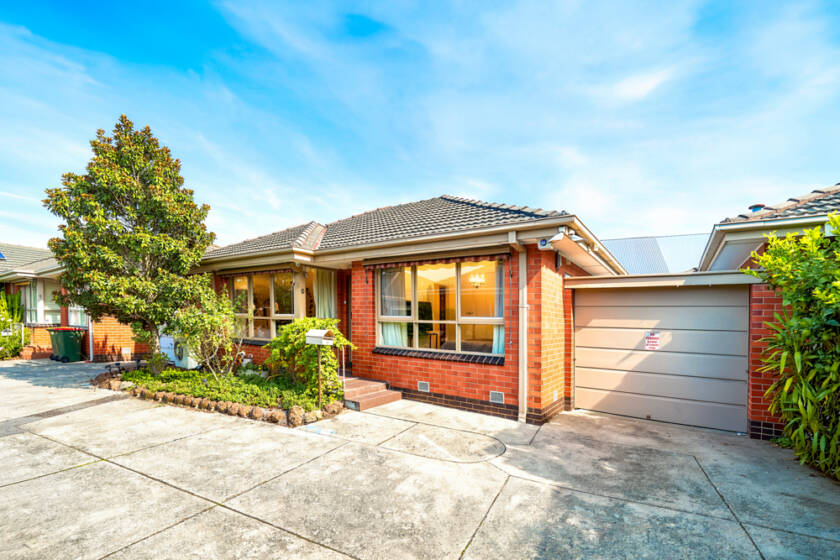 House facade of a residential property in Carlton, Melbourne — real estate photography by Melbourne Property Media