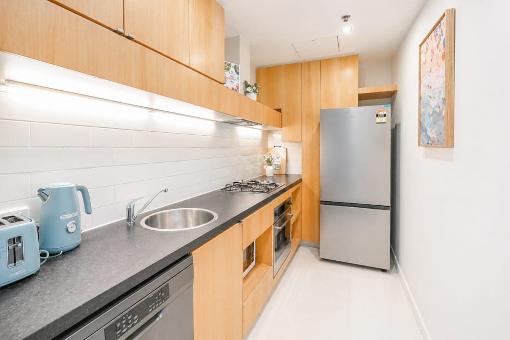 Carlton kitchen — Melbourne property photography
