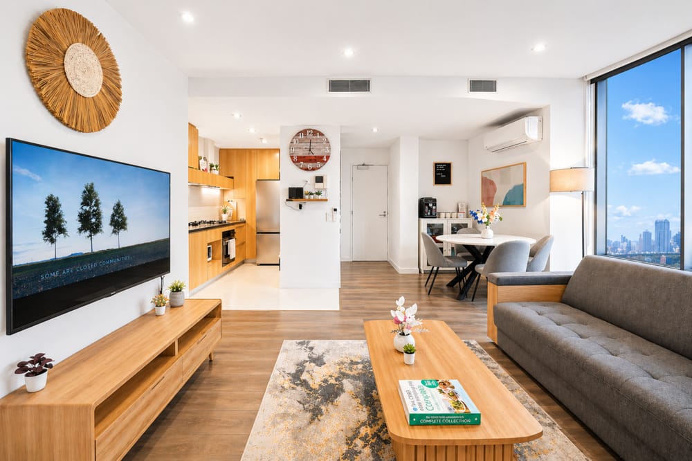 Carlton living room — Melbourne property photography