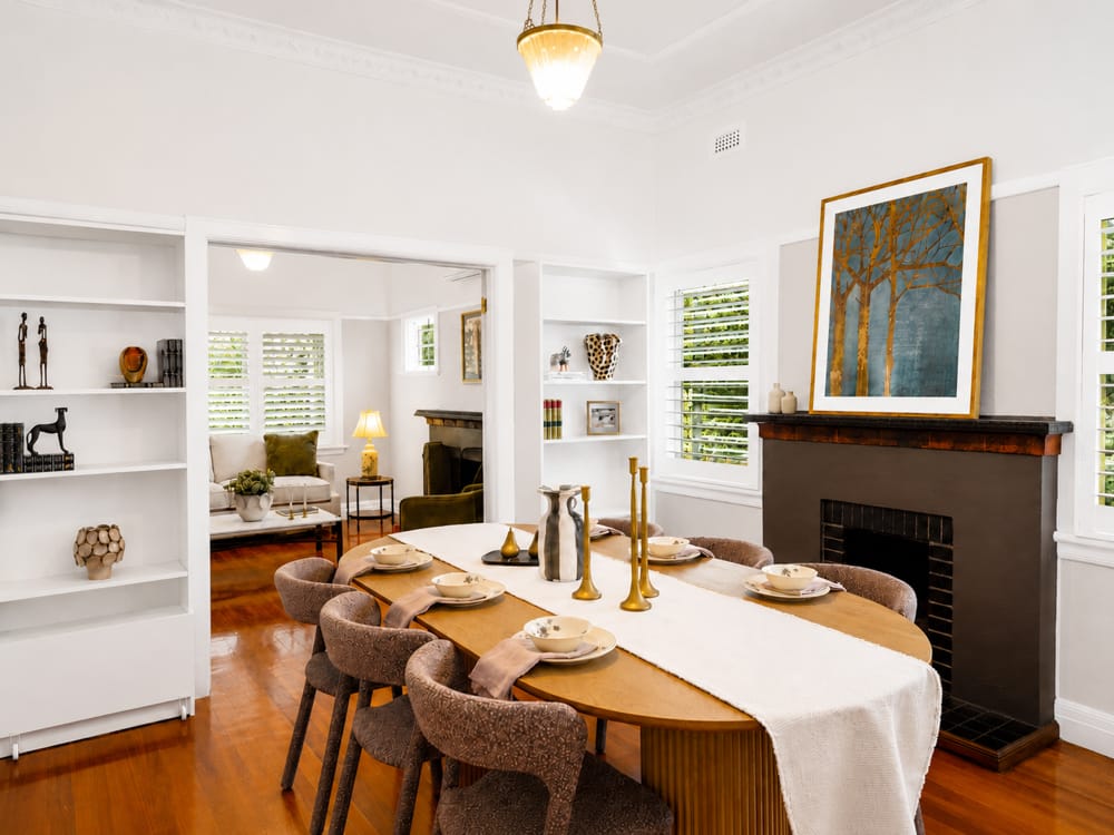 Coburg dining room — Melbourne property photography