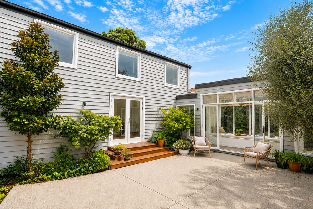 Modern weatherboard home exterior in Coburg — property showcase video by Melbourne Property Media