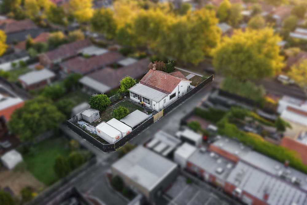 Aerial view of a residential property in Docklands, Melbourne — real estate photography by Melbourne Property Media