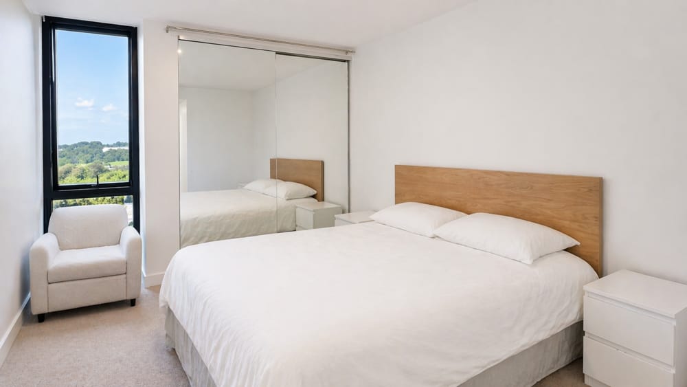 Glen Waverley bedroom — Melbourne property photography