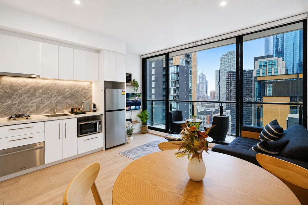 Hawthorn kitchen dining — Melbourne property photography