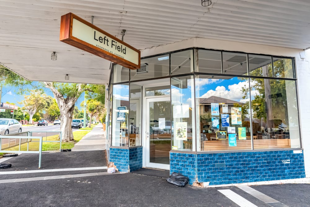 Modern glass shopfront of a local Melbourne business — corporate brand film by Melbourne Property Media