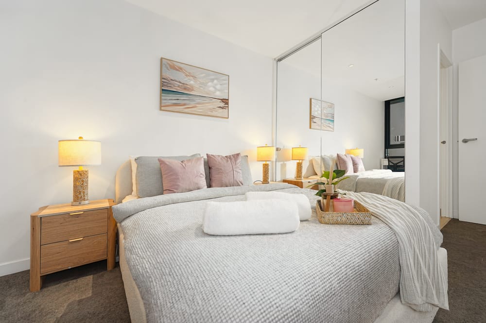 Bedroom of a residential property in Preston, Melbourne — real estate photography by Melbourne Property Media