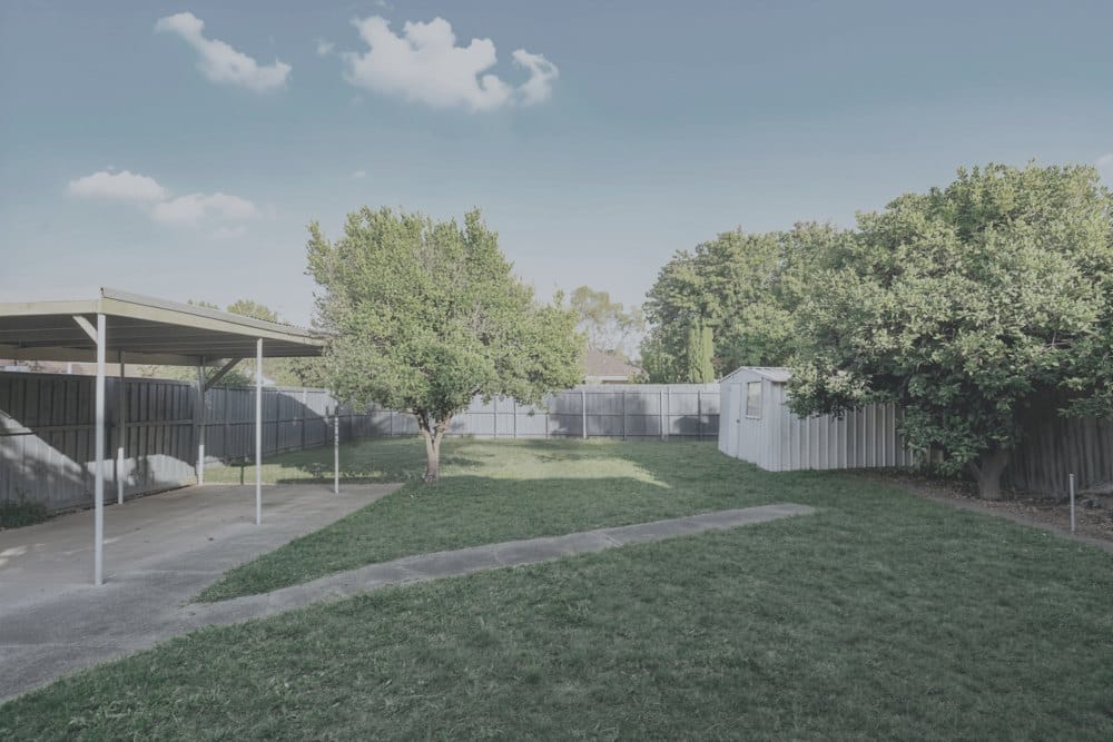 Exterior &mdash; Flat Light vs Finished — before
