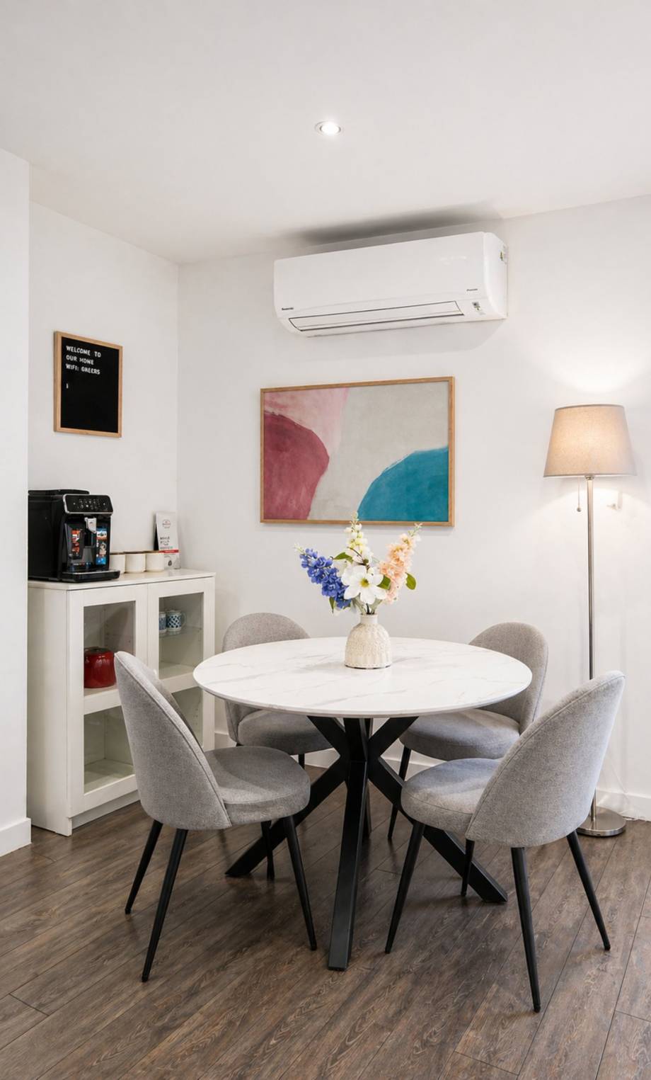 Dining room of a residential property in Footscray, Melbourne — real estate photography by Melbourne Property Media