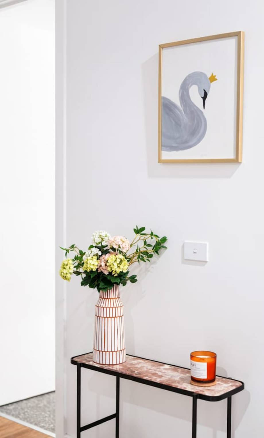 Entry hallway of a residential property in South Yarra, Melbourne — real estate photography by Melbourne Property Media